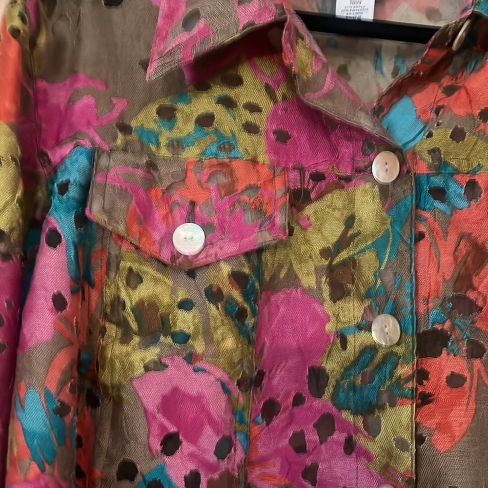 Ruby Rd. Multicolor Floral Blouse - Picture 5 of 6